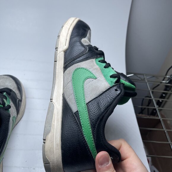 Nike 6.0 2011 Air Morgan Skate Shoes Dunk Low Pine Green 386652-022 Size 5.5Y - Picture 12 of 16